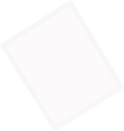 KONTONTY Silikonform für Selbstgemacht Bastelarbeiten A6 Flexible und Leicht zu Reinigende Gießform für Kreative Notizbuchhüllen mit Einfachem Design
