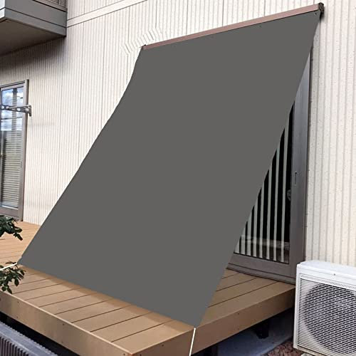Generisch Außenbereich für Hinterhof, Terrasse, Garten, Beige, 1,5 x 2,2 m, Terrassenabdeckung für Veranda, dekorativer Zaun und Sichtschutzwand