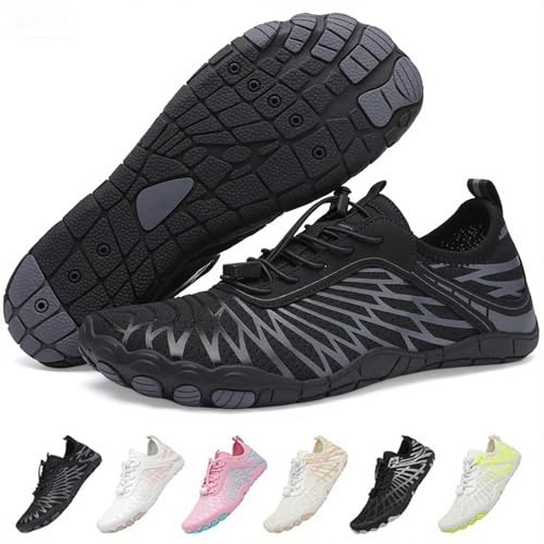 Barefoot Shoes for Women & Men, Grounded Walking Hiking Barefoot Shoes, Wide Toe Box Non-Slip Water Athletic Footwear, Comfortable Vitality Barefoot Footwear, Trail Running Sneakers Unisex.
