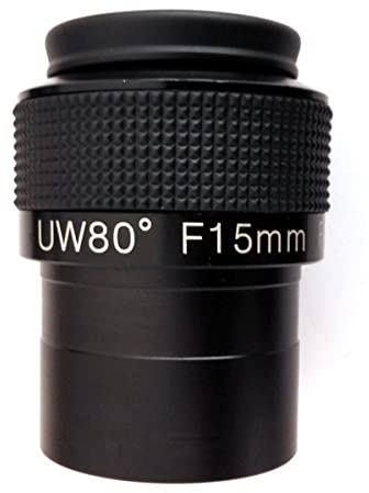 Teleskop 2-Zoll-80-Grad-Ultraweitwinkel-Okular 15/20/30/40 mm Aluminium-Teleskop-Okulare(2inch 15mm)