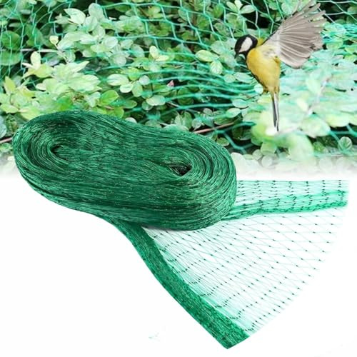 Rete Antigrandine per Orto, 6 m x 10 m Rete Anti Uccelli, Verde Rete Anti Piccioni, Riutilizzabile Rete per Piccioni, Rete per Uccelli Adatto per Giardini Frutteti Serre Allevamenti di Bestiame ecc