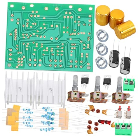 DOITOOL Scheda Amplificatore Audio Dual Channel Kit Fai da Te Modulo Amplificatore Potenza Stereo in Plastica Facile da Montare Affidabile e Resistente
