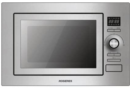 Micro ondes Grill Encastrable Rosieres RMG28/1IN - Micro-Ondes + Grill Intégrable Inox - 28 litres - 900 W