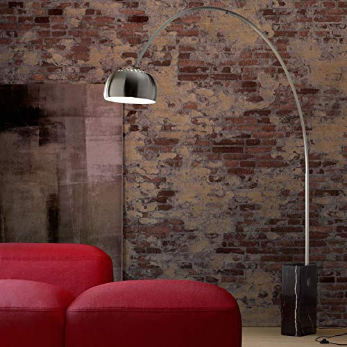 Stilprojectstore Luumos la lampada da terra con base in marmo nero stelo rettangolare