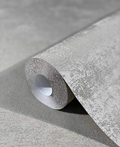 Tapete Grau Vlies Struktur Modern Made in Germany 10,05m x 0,53m Dune 32510