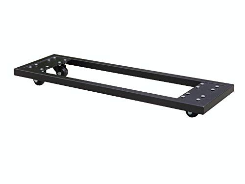 Casaflora ultrastarke Pflanzenroller für Pflanztröge, schwarz 112x42x7 cm -passend für Kübel von eastwest