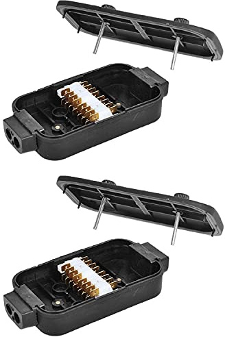 2 x Verteilerdose 8x4-pol. Kunststoff Abzweigdose Verteilerkasten Anhänger Kabel