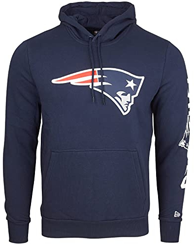 New Era NFL fleecetröja – vertikal New England-patriots – L
