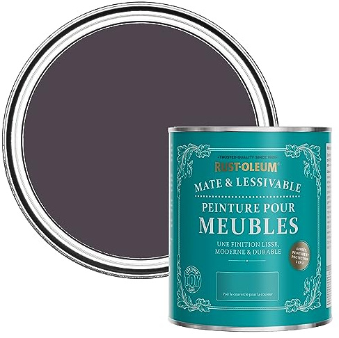 Rust-Oleum Purple Furniture & Skirting Board Paint in Matt Finish - Grape Soda 750ml