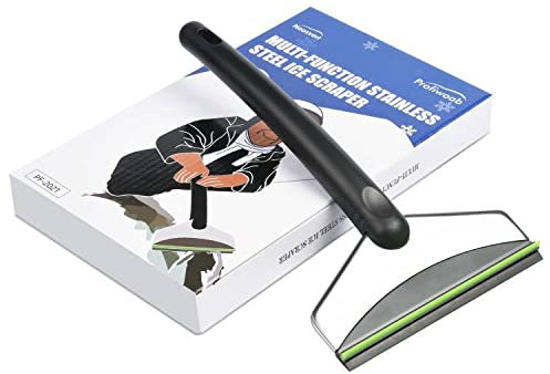 Oumuik car Ice Scraper，car scraper， for Car Windscreen, Non Scratch，effortless，Clean and traceless，Durable，Green