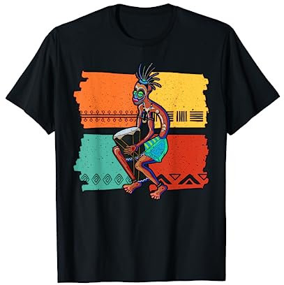 Djembe Trommel Drummer Musikinstrument Afrika Raggae Musiker T-Shirt