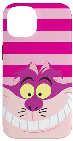 Disney Alice nel Paese delle Meraviglie Stregatto Rosa Strisce Custodia per iPhone 14
