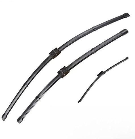 HHCVN Limpiaparabrisas Coche para BMW 3 Series E91 2005-2009 24”+19”+14”, Escobillas Goma para Limpiaparabrisas Delantero y Trasero Piezas Coche