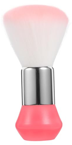 Vaguelly Brosse à Cou De Coiffeur Compacte Poils Doux Rose Nettoyage Cheveux Coupés Usage Professionnel Salon