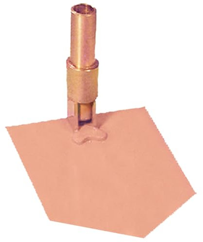 WEDO Non-Sparking Folding Square Shovel,Straight Blade,Spark-Free Safety Digging Spade,Durable,Beryllium Copper,Non-Magnetic,DIN Standard,BAM & FM Certificate,12.5 Length,320mm