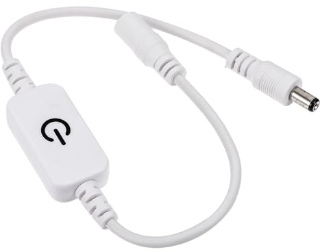 Anneome Interrupteur Tactile LED avec Variateur de Luminosité sans Scintillement pour Bande Lumineuse Dimmable par Zone Tactile Design et Finition Soignée