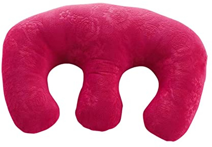 LeeQinersw Cotton Detachable Chest Pillow Chest Pad Breast Support Pillow Massage Cushion Accessories for SPA Beauty Salon Body Relaxing Sleep, 1Piece, Rose Red