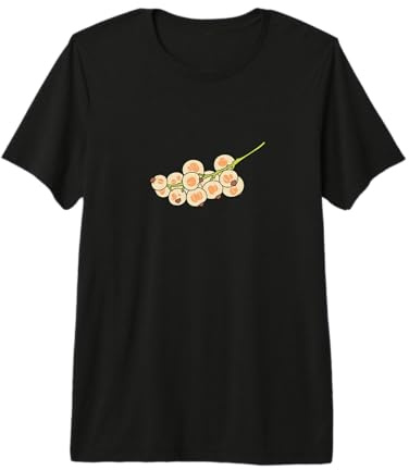 Grosella Blanca Dulce Fruta de Verano Camiseta Premium