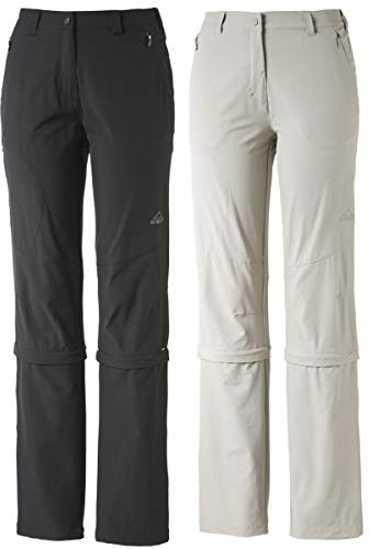 McKINLEY Damen Mandorak Abzipphose, Schwarz, 50 EU