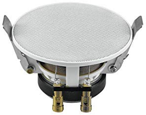 OMNITRONIC CS-3 Deckenlautsprecher, weiß, 2x | 3-Breitband-Einbaulautsprecher, 15 W RMS / 8 Ohm, Ø 90 mm
