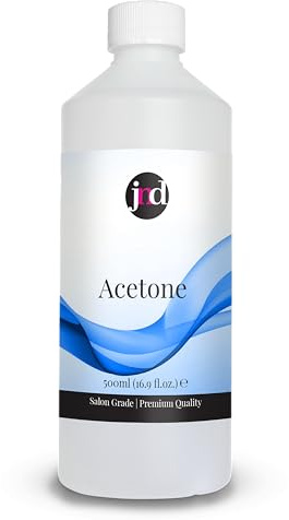JND 100% Pure Acetone Soak-Off Gel Acrylic Tips Nail Glue Nail Polish Remover (500ml)