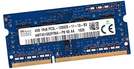 HYNIX 4 GB RAM HMT451S6DFR8A-PB SODIMM DDR3 PC3L-12800S 1600Mhz 1Rx8 1.35V CL11