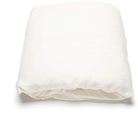 LinenMe Copripiumino 135 x 200 cm in 100% puro lino lavato naturale – Biancheria da letto in lino traspirante, termoregolatore, ipoallergenico, morbido e resistente - Bianco Sporco