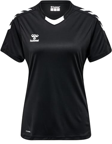 hummel Womens hmlCore Xk Poly T-Shirt, Black, Medium