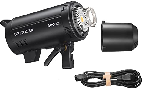 Godox DP1000III-V Flash de Studio amélioré 1000Ws Puissance GN140 5600 ± 200K Éclairage stroboscopique Système X sans Fil 2.4G intégré Bowens Mount Photographie Flashes pour Mariage Portrait Mode