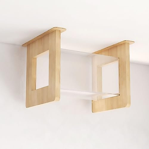 IMIDIA Katzenwandparkour, Katzen Kletterwand Set, Freie Kombination aus Lufthängebrücke, Hängematten-Glastunnel, Sprungplattform, Raumkapsel Usw. (Size : C4)