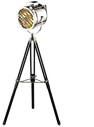 FARUTA Lampadaire Industriel Loft Rétro Vintage Lampadaire LED Industriel Trépied Projecteur Creative Salon Décor Maison Luminaire Lampadaire (Size : 2P)