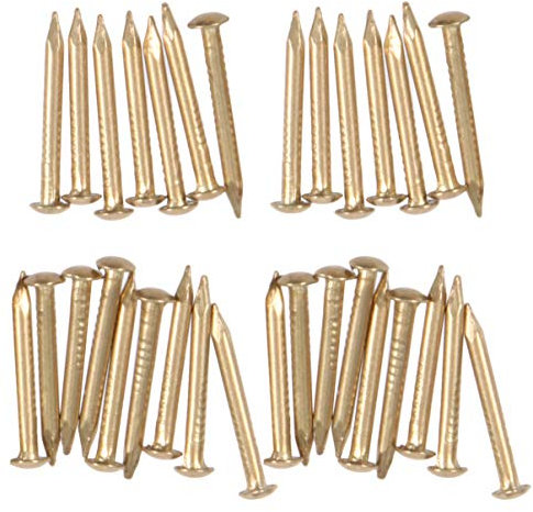 CHILDWEET 100 Stück 18 Mm Messingnägel Einfache Ratenzahlung Für Möbelscharniere Dekorative Boxen Und Holzbearbeitung