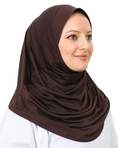 Prien Chic Hijab Für Damen, Türkisch Kopftuch Muslim, Frauen Konfektionskleidung Schal Kleider, Muslim Weicher Jersey Kopftücher, Burka, Easy Hijab Set, Muslimisch Abaya
