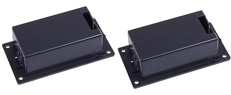 ibasenice Boîtier De Batterie Pour De Guitare Basse Compartiment À Piles 9 V Pour Basse Active Boîte De Remplacement Pour