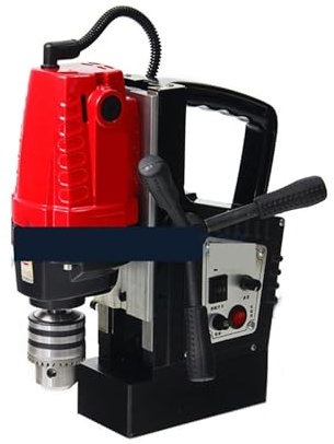 Mini taladro de columna, Taladro Magnético, Prensa De Taladro Electromagnética De Velocidad Continua, Taladro De Banco Portátil De 0-650 RPM, Prensa De Taladro De 800 W para bricolaje en madera, metal
