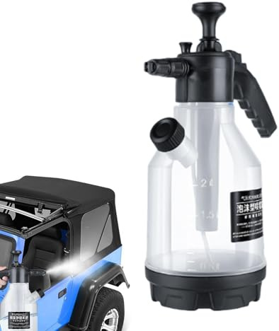 Spruzzatore di schiuma a pressione, spray per lavaggio auto, flacone spray da 2,5 litri per la pulizia del veicolo, flacone spray per la cura dell'auto, irrigazione del giardino, irrorazione delle