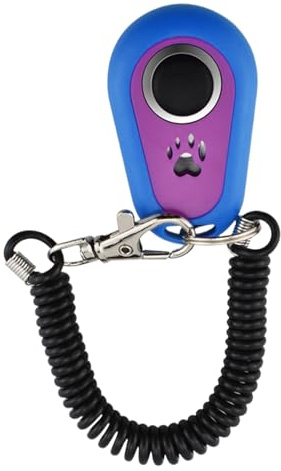 Generisch Clicker Für Hundetraining,Zweifarbiger Hunde-Clicker Mit Handgelenkband | Korrekturhilfe Bei Aggressivem Verhalten, Jagdtrieb, Gehorsam, Bellen Für Alle Hunderassen