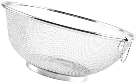 Alipis Cesta de Acero Inoxidable para Colador Escurridor Rápido Canasta Multiusos para Lavado y Almacenamiento para Cocina y Hogar