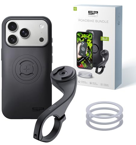SP CONNECT Roadbike Bundle kompatibel med iPhone 17 Pro | SPC+ | Mobiltelefonhållare för Road Bike | Mobiltelefonhållare för cykel