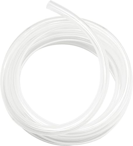 Tubo Flexible Transparente de PVC de 15 Metros, Tubo Manguera de Silicona Transparente, Manguera Transparentee Nivel para Transferir Líquidos, 4mm (Diámetro Interior) x 6mm (Diámetro Exterior)