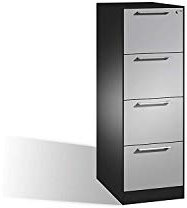 Hängeregistraturschrank Asisto für Hängehefter DIN A4, 4 Schubladen, einbahnig