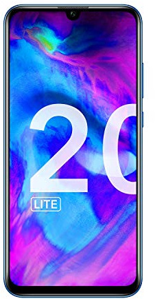 Honor 20 Lite - Smartphone Débloqué 4G (6,21 pouces - 4Go RAM - 128Go ROM- Android 9) Phantom Blue [Version Française]