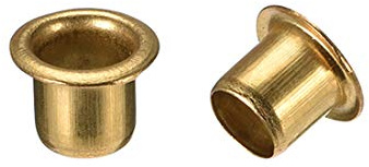 uxcell Hollow Rivet,6mm x 6mm Through Hole Copper Hollow Rivets Grommets Double-Sided Circuit Board PCB 200Pcs