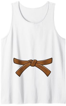 Judo belt brown belt Judo, 1th Kyu Obi, Jiu-Jitsu, Aikido Tank Top