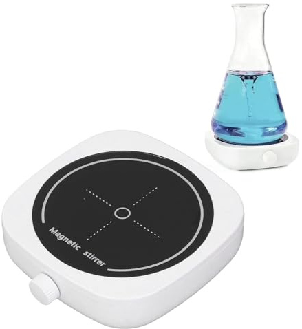 DEWIN Magnetrührer Labor, Magnetic Stirrer Magnet Mini USB Flüssigkeitsmischer für Wissenschaftlicher Forschung 2L Fassungsvermögen