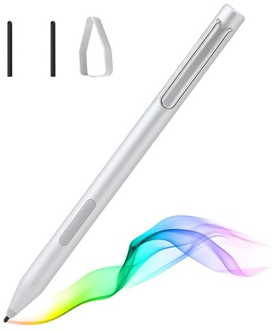 Stylus für Envy und Pavilion, Stylus-Stift für Touchscreens, Stylus-Aktivstift mit 2 Personalisierten Tasten, 4096-stufiger Druckerkennung, Präzise Berührung