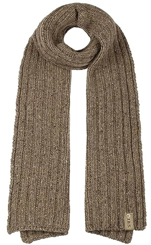 Stetson Hantsport Donegal Wool Strickschal Kuscheliger Winterschal Mehrfarbig Meliert Made in Italy Herbst Winter braun One Size