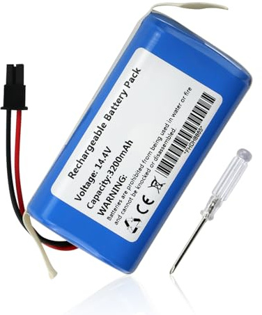 MULS 3200mAh Battery Replacement for Tikom G8000Pro Robot Vacuum Cleaner
