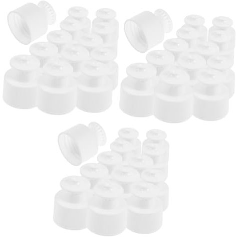 SUPVOX 120pcs Leak Sports Water Bottle Reusable Push Pull Replacement Caps Sturdy Bottle Lids