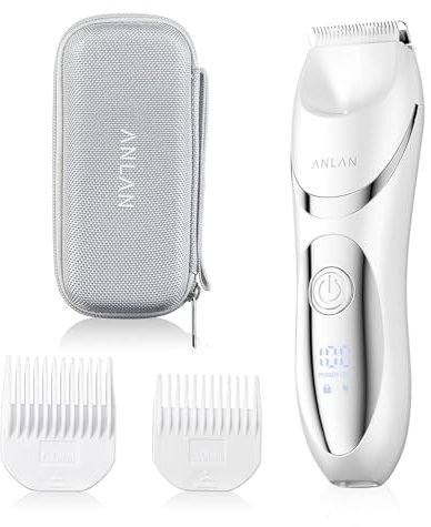 Rasierer Damen,Intimrasierer für Frauen mit LED Anzeige Lady Shaver Nass und Trocken Damenrasierer Elektrisch IPX7 Wasserdicht Trimmer Damen Rasierer USB-C für Intimbereich Bikinizone Achseln Beine